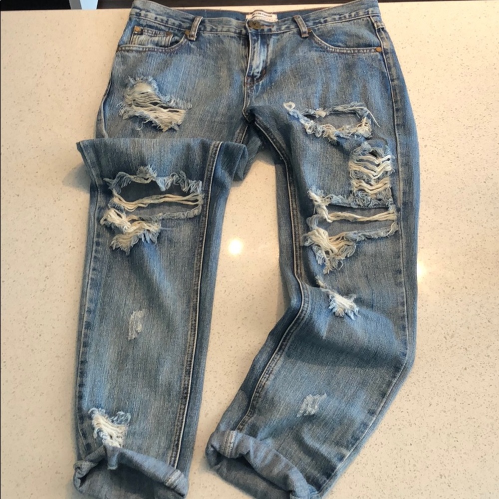 One teaspoon distressed jeans